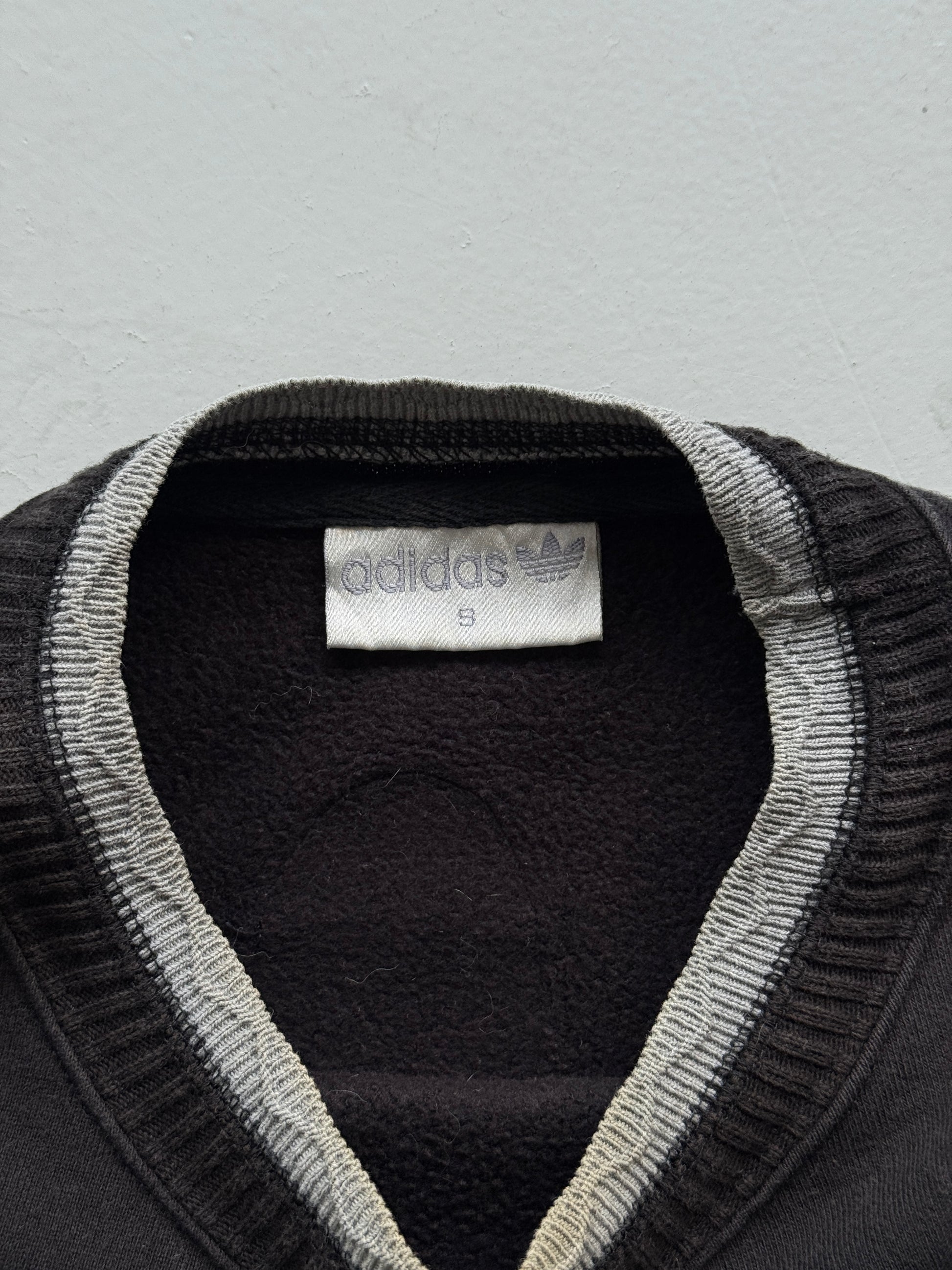 Black Rare Adidas NBA Mutombo Basketball 90's Vintage Sweatshirt Jumper - Small