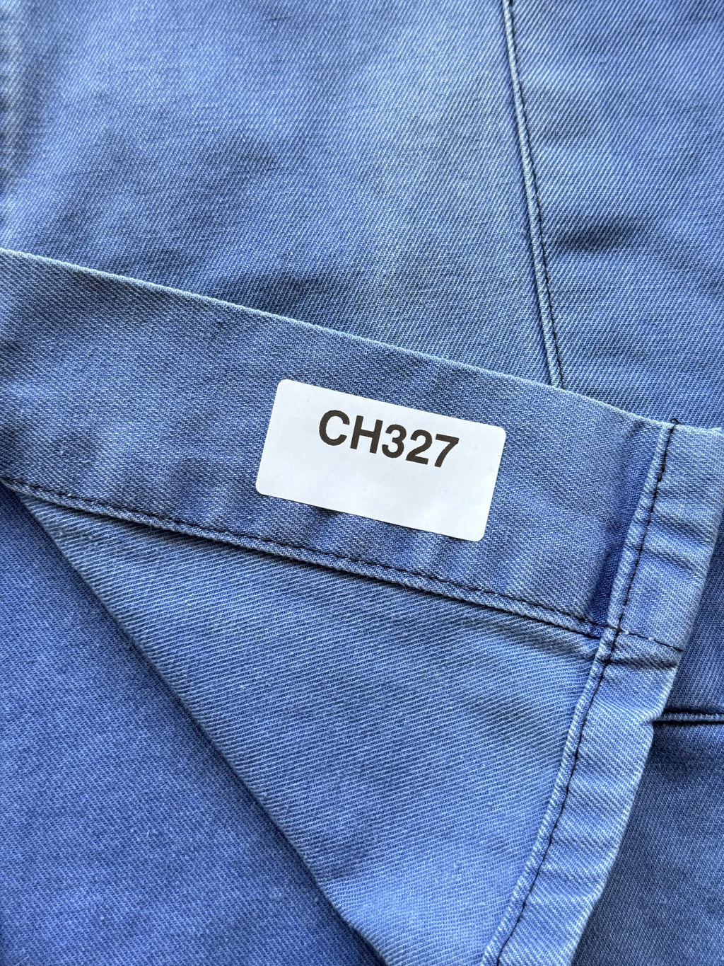 Blue French Chore Jacket 80's Vintage Workwear CH327 - Medium