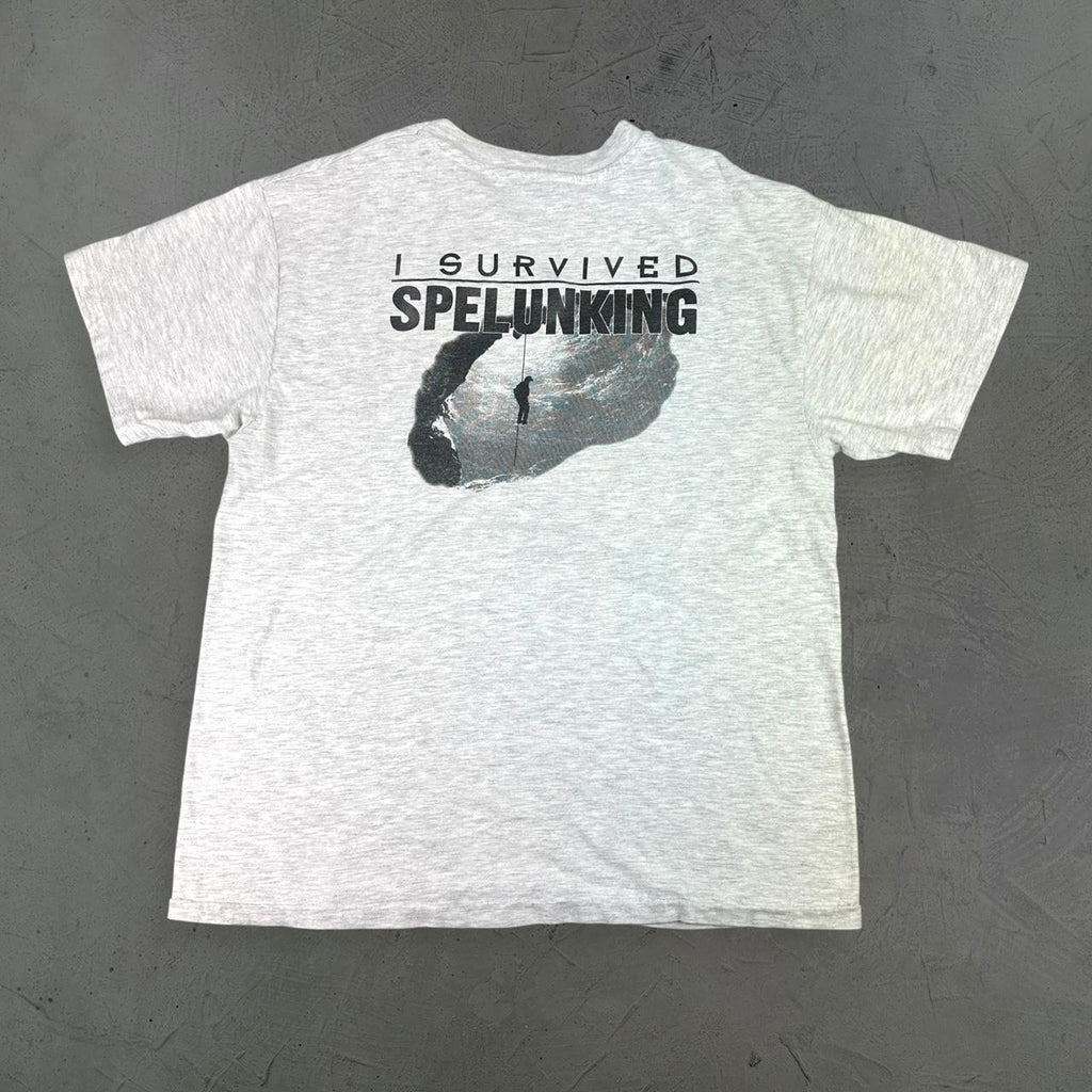 Caving / Climbing 90s vintage T-shirt - Large