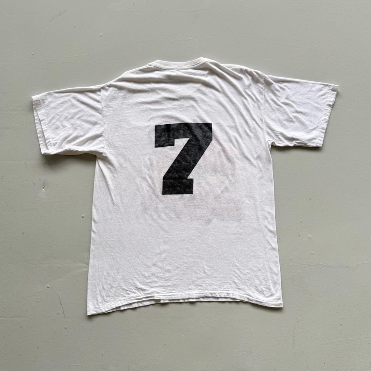 White Eric Cantona 90s Vintage Manchester United T-Shirt - XL