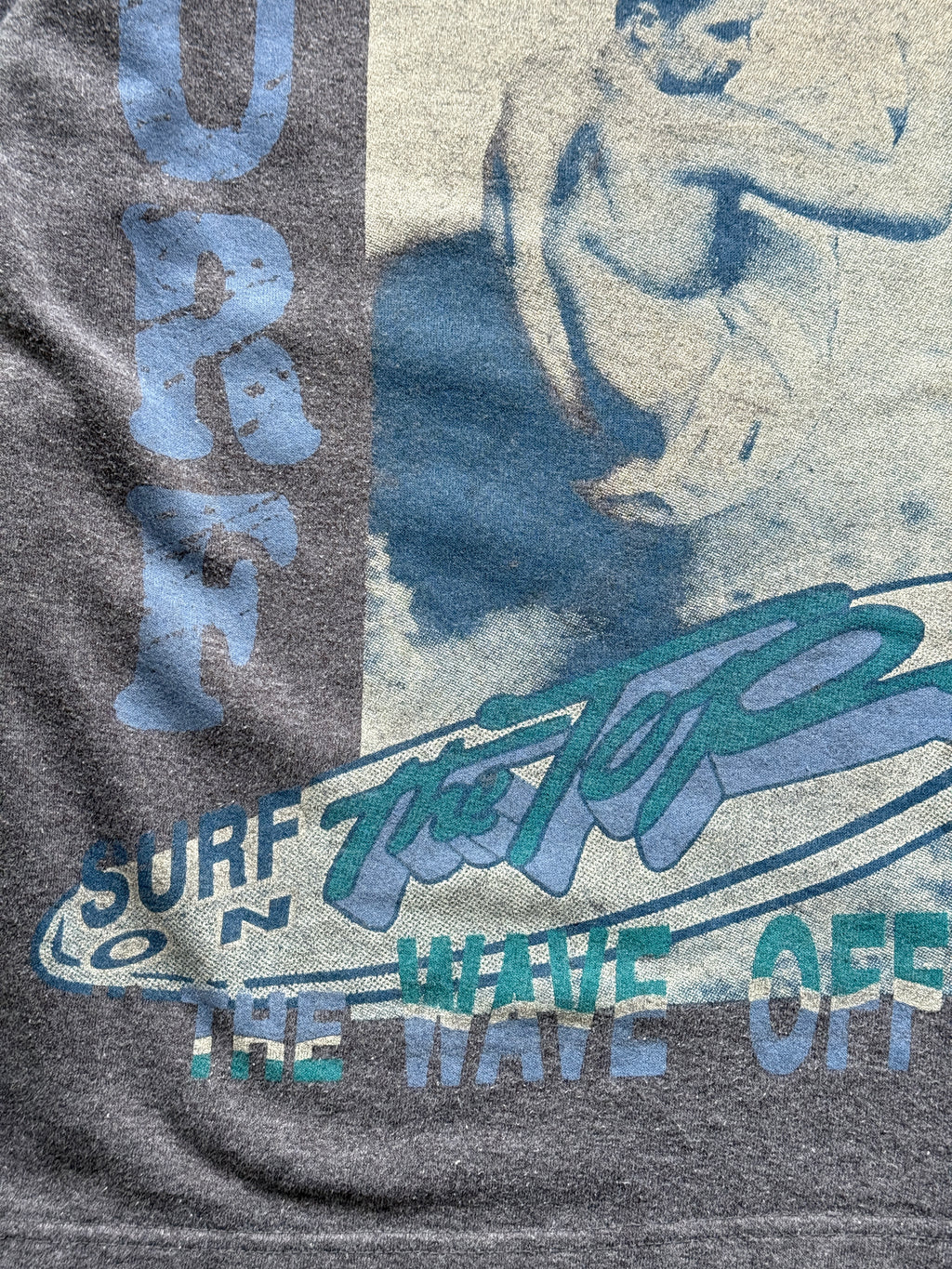 Grey Brownie 90's Vintage Surfer Graphic Sweatshirt Jumper - Small