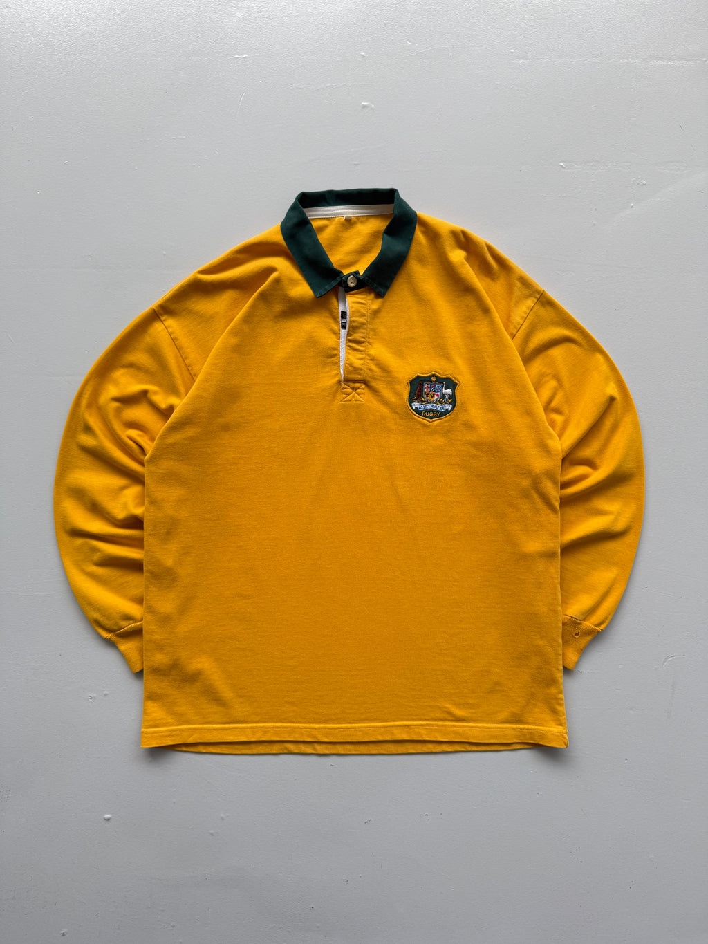 Yard Line Australia Rugby 90's Vintage Long Sleeve Rugby Polo Jersey - XL
