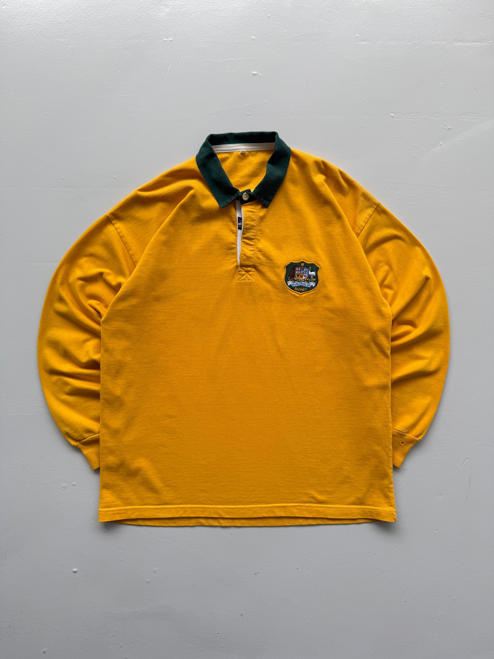 Yard Line Australia Rugby 90's Vintage Long Sleeve Rugby Polo Jersey - XL