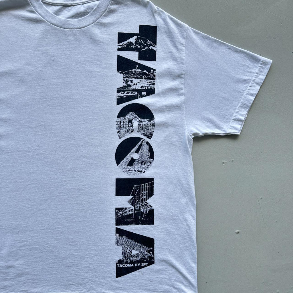 White Tacoma 90s Vintage T-shirt - XL
