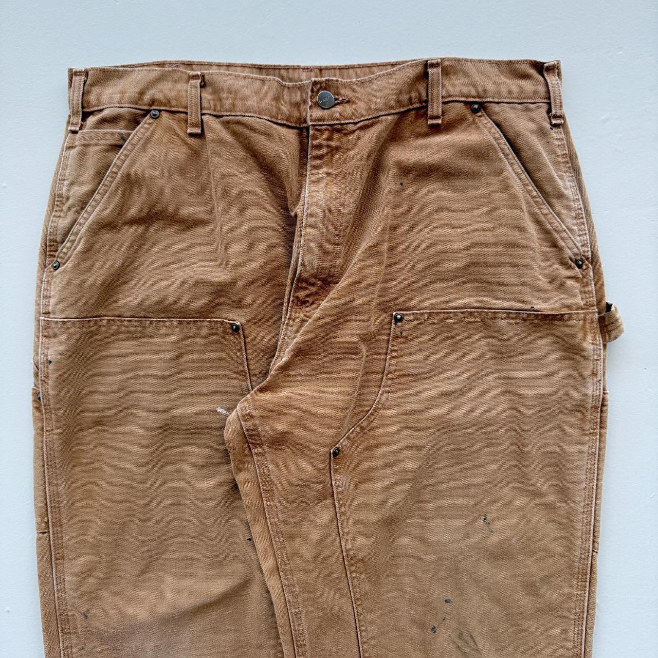 Hamilton Brown Carhartt Double Knee Vintage Carpenter Pants - 35" x 28"