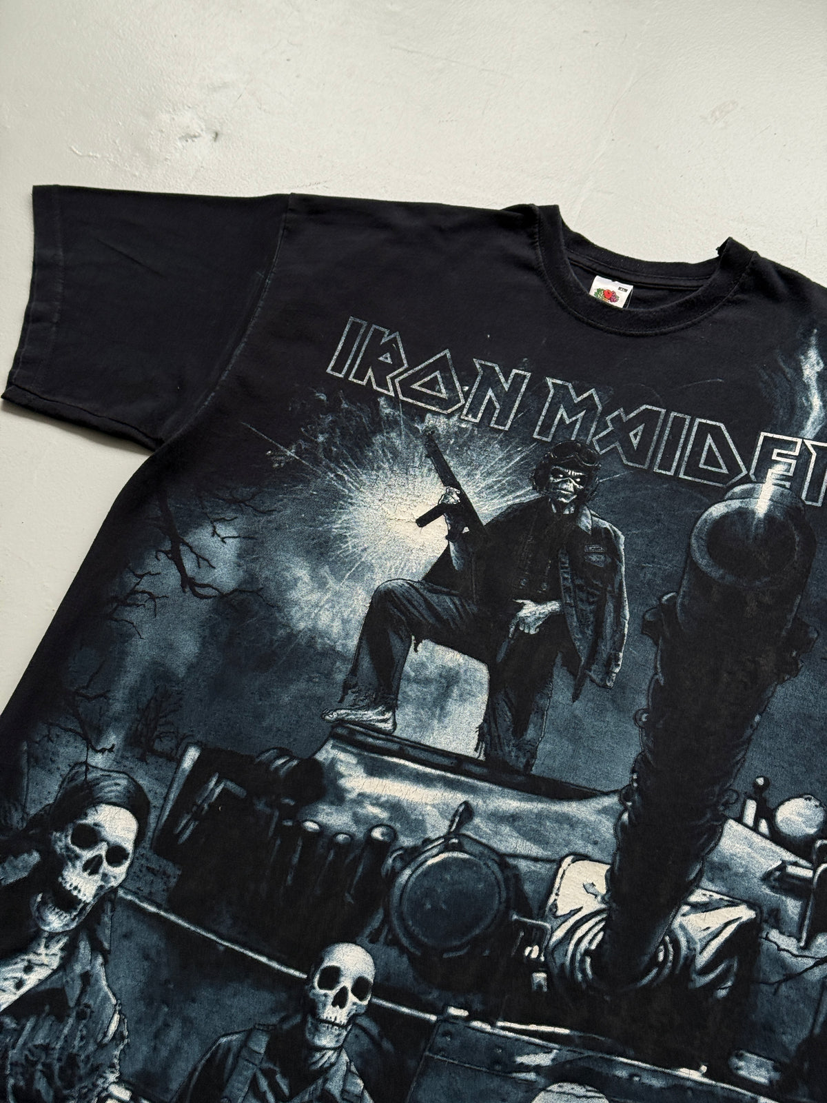Black Iron Maiden A Matter of Life & Death 2000's Vintage Graphic T-Shirt - XL