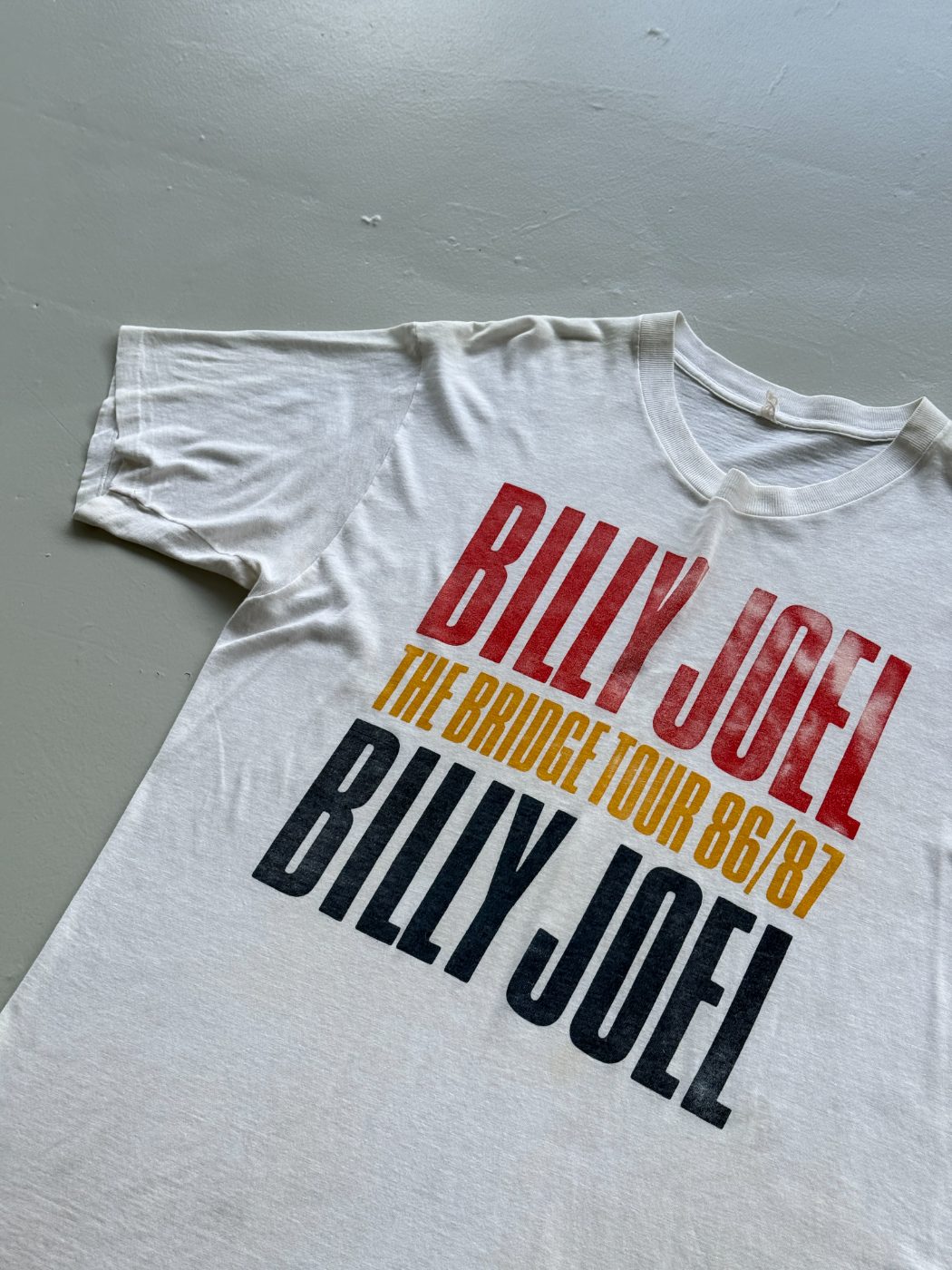 Billy Joel The Bridge Tour 86/87 80's Vintage Band T-Shirt - Large