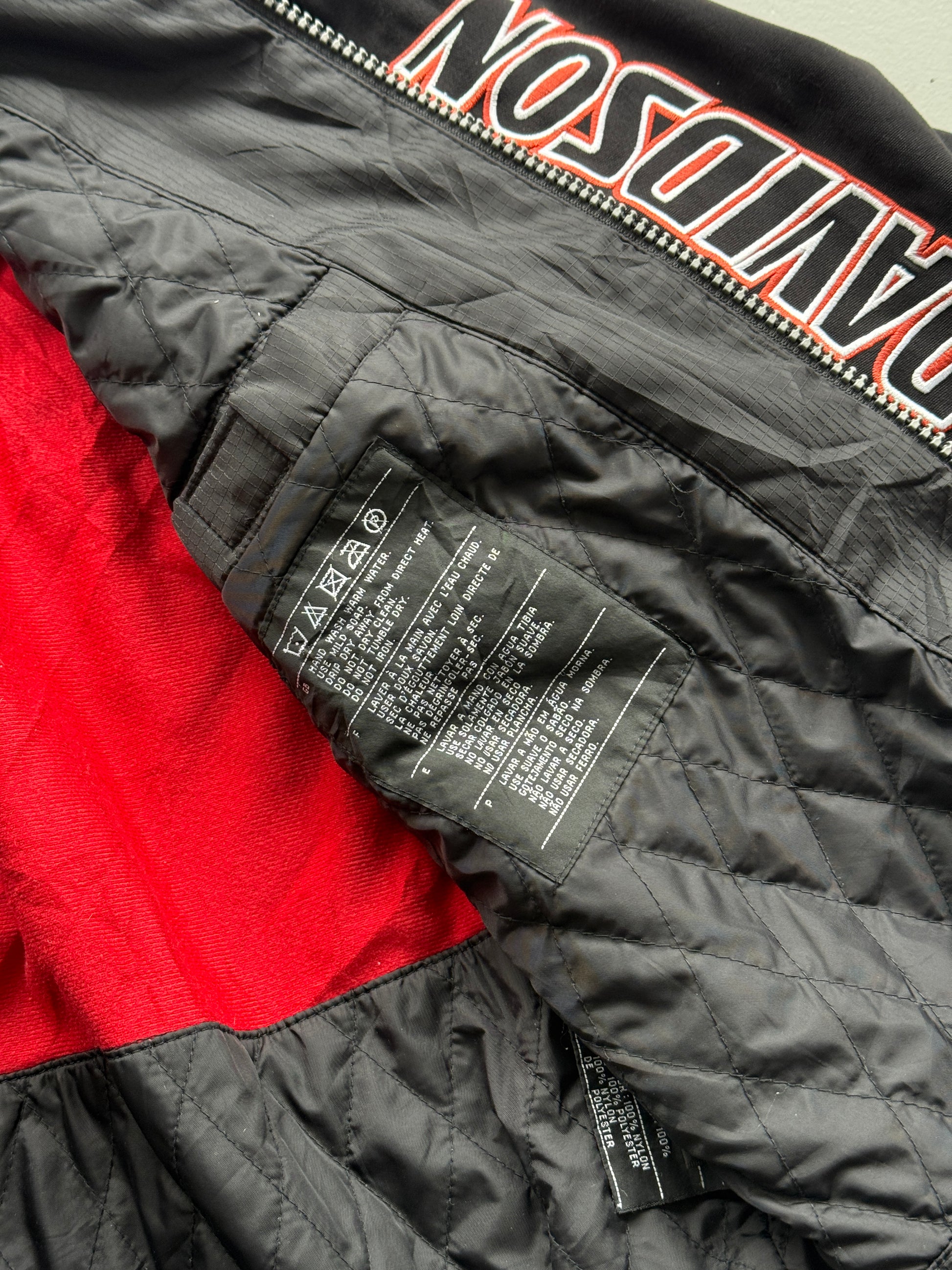 Black Harley Davidson 90's Vintage Biker Jacket - Small