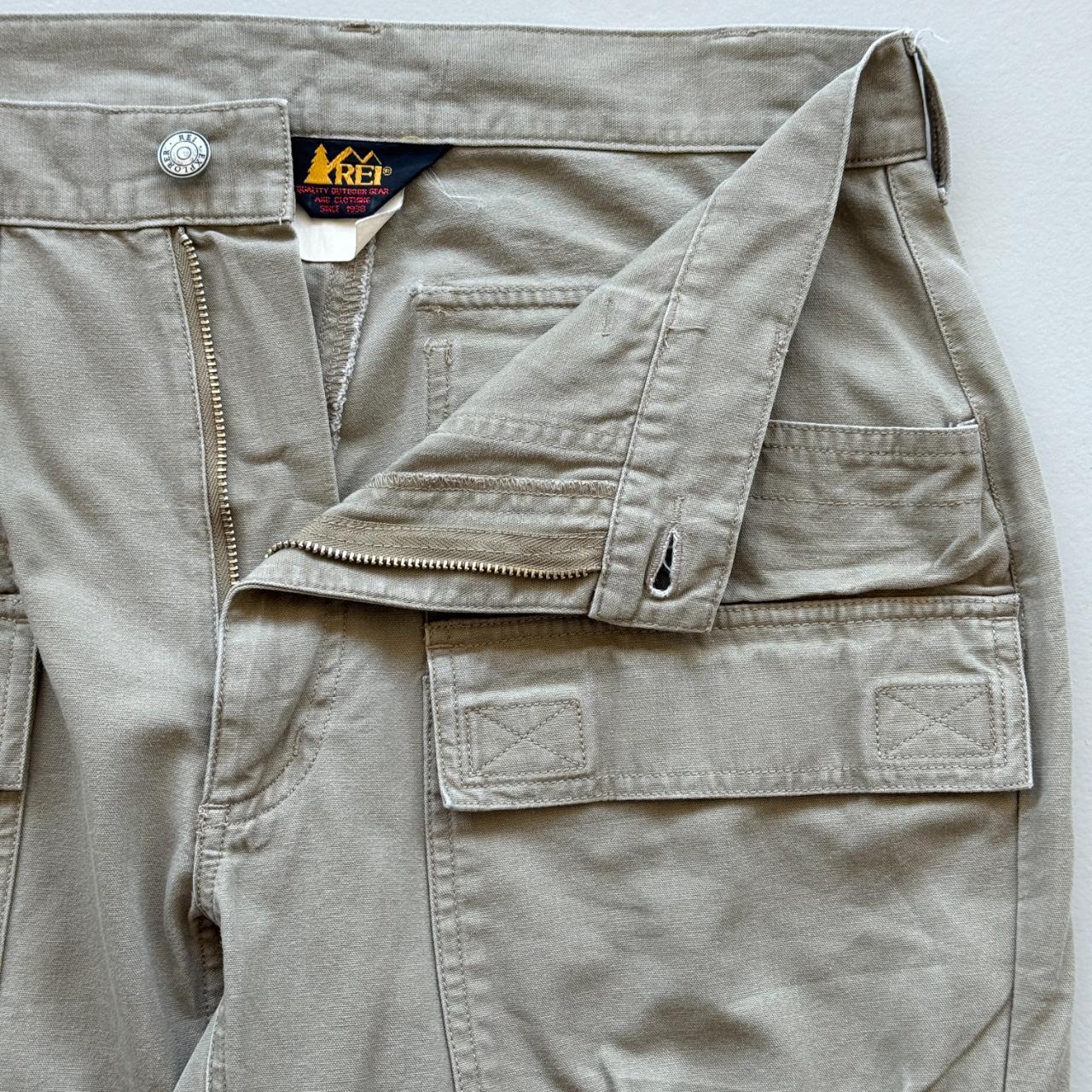 Vintage 90s Cream Zip-0ff Cargo Pants - 29” x 28”