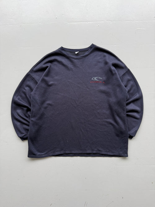 Navy Blue O'Neill 90's Vintage Surfer Graphic Sweatshirt Jumper - Large