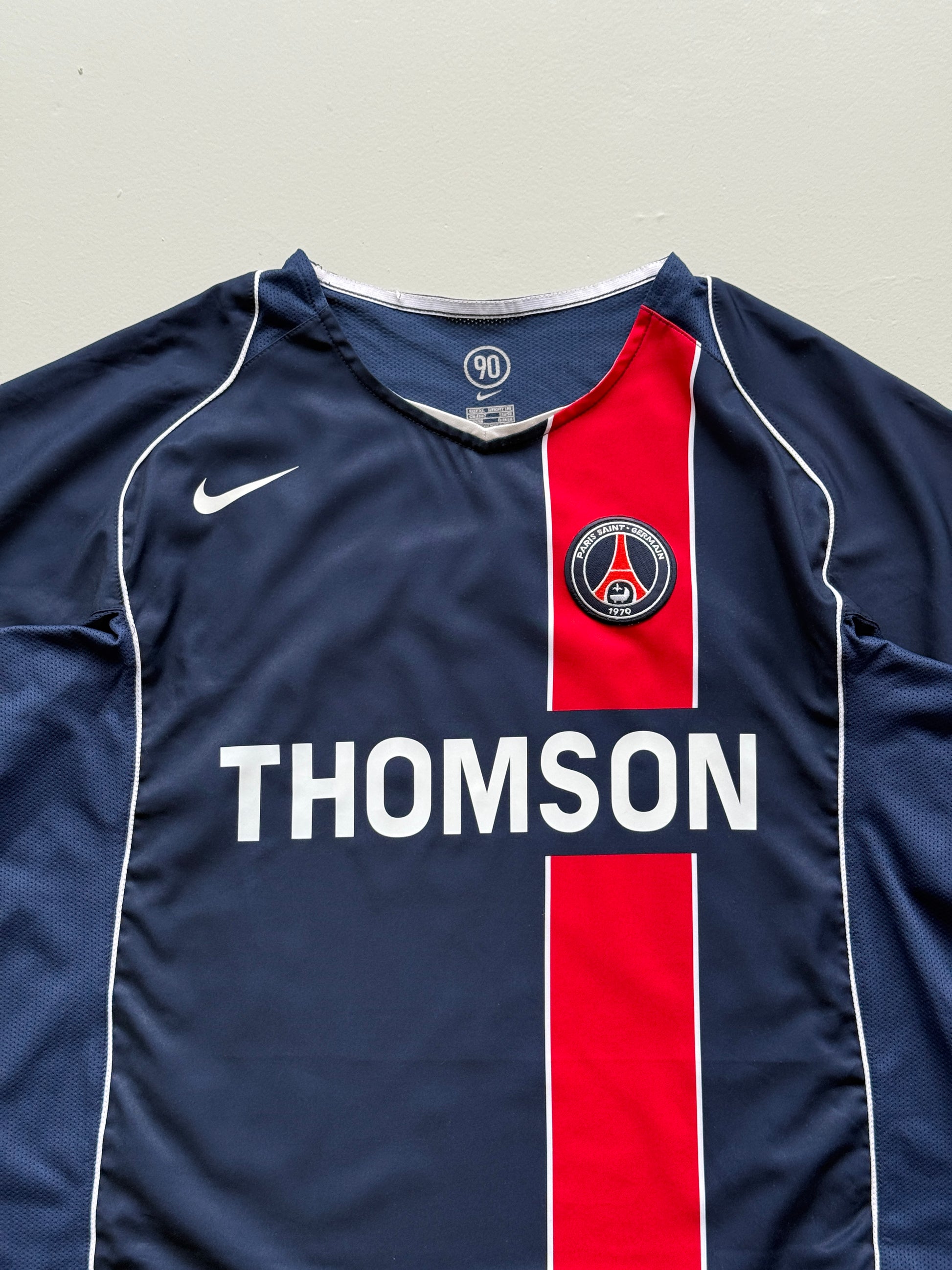 Nike PSG Paris Saint-Germain Thomson 00's Vintage Home Football Shirt - XL