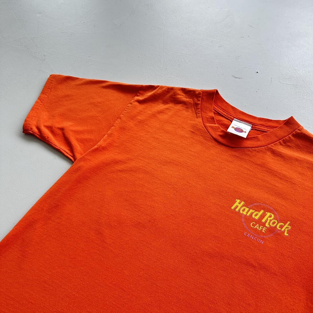 Orange Hard Rock Vintage 00's T-shirt - Medium