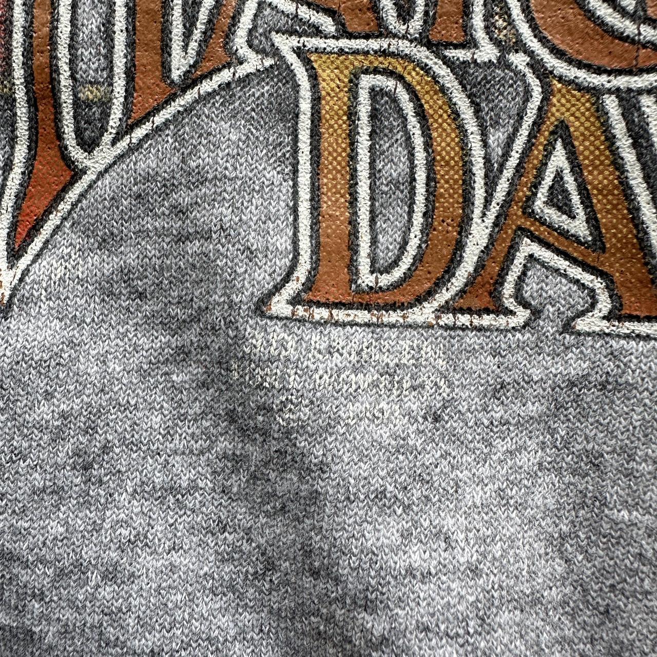 Grey Harley Davidson 3D Emblem Rare 90’s Vintage Sweatshirt - Large