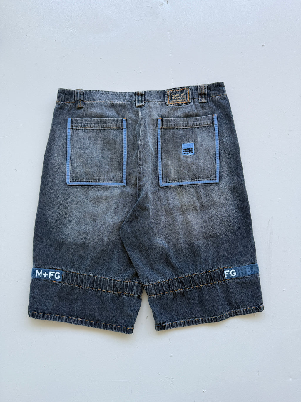 Dark Blue Le Jean De Marithe Francois Girbaud 90's Vintage Denim Shorts - W40