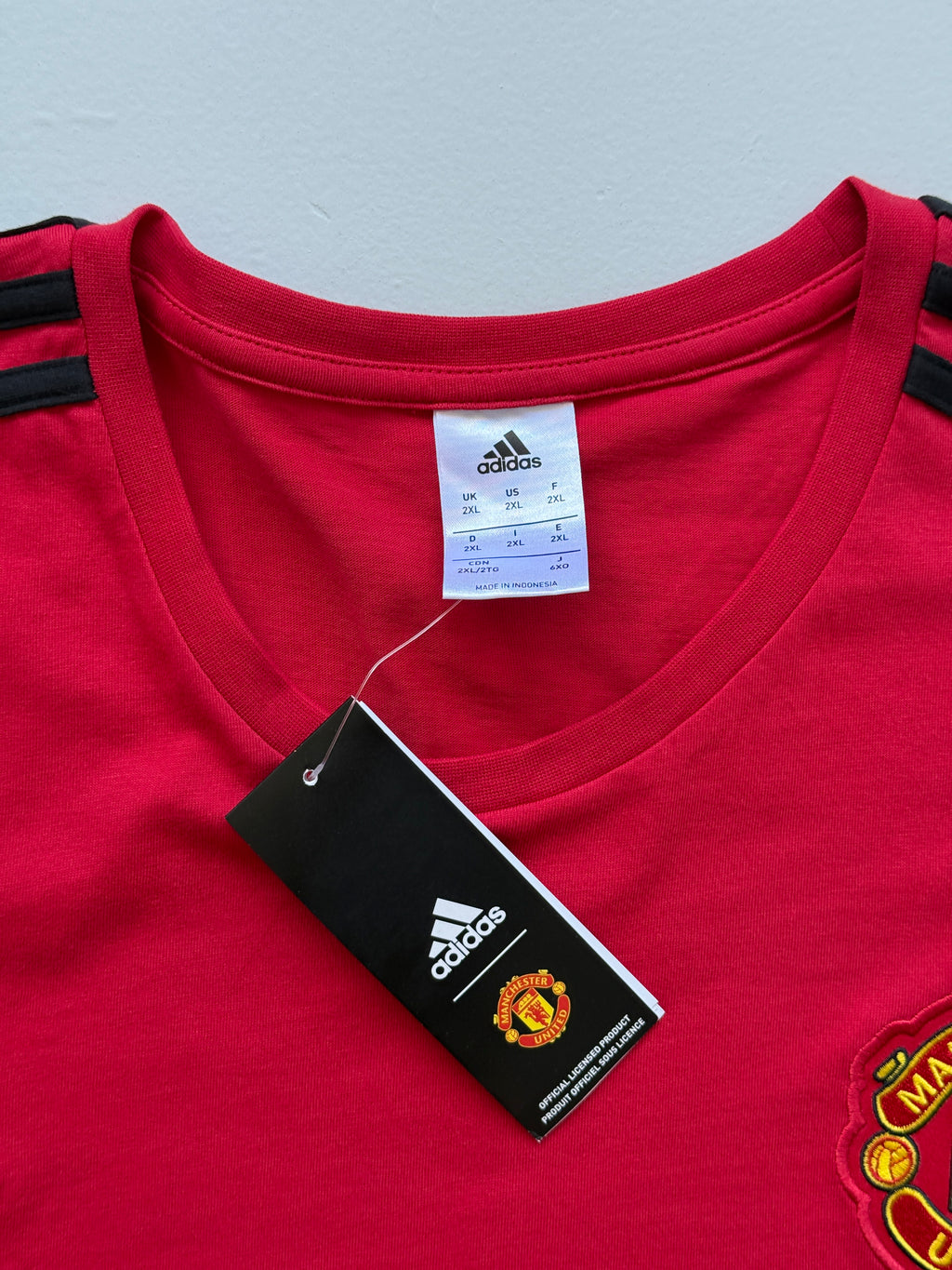 Adidas Manchester United Training T-Shirt New With Tags - XL
