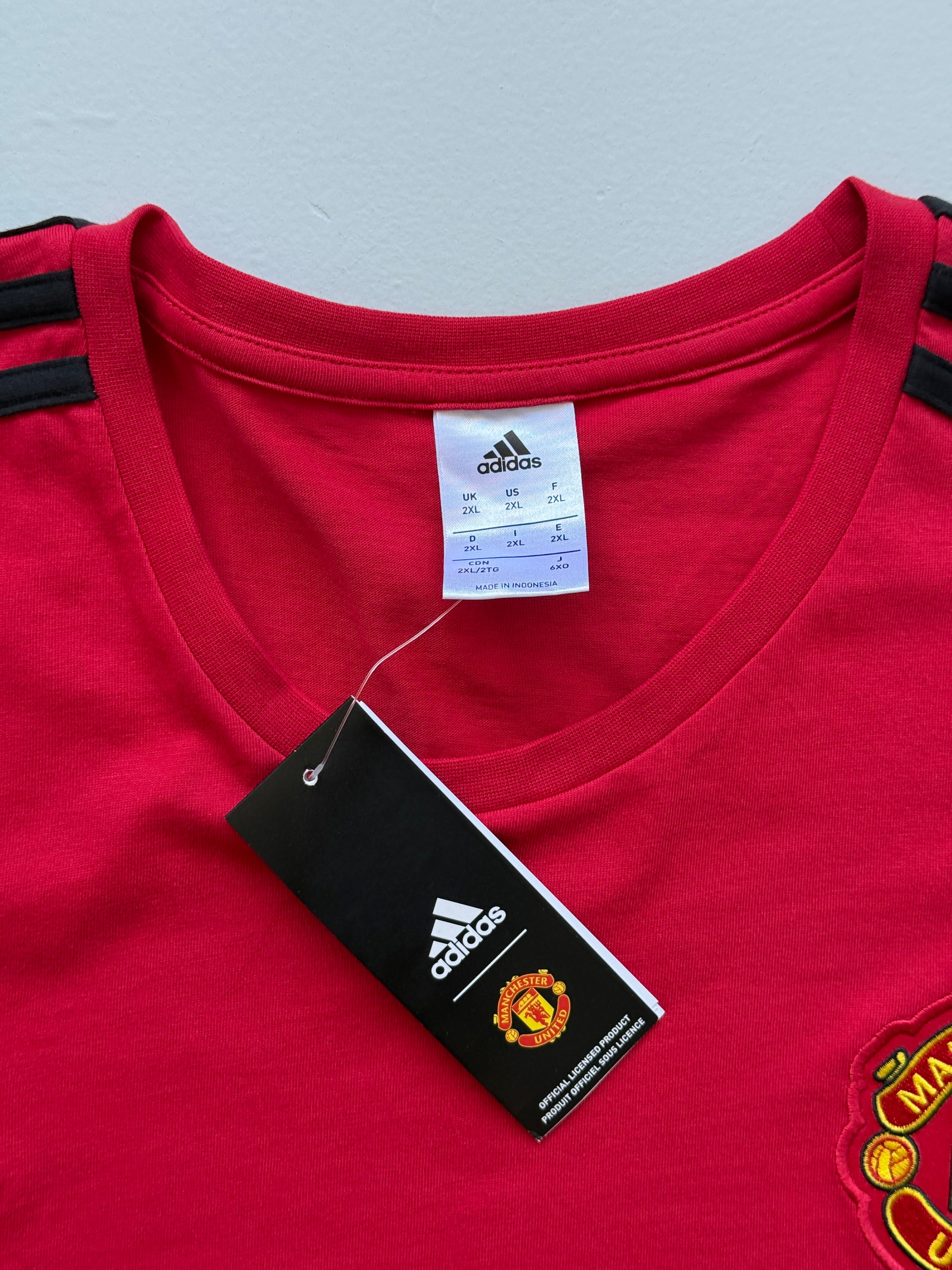 Adidas Manchester United Training T-Shirt New With Tags - XL
