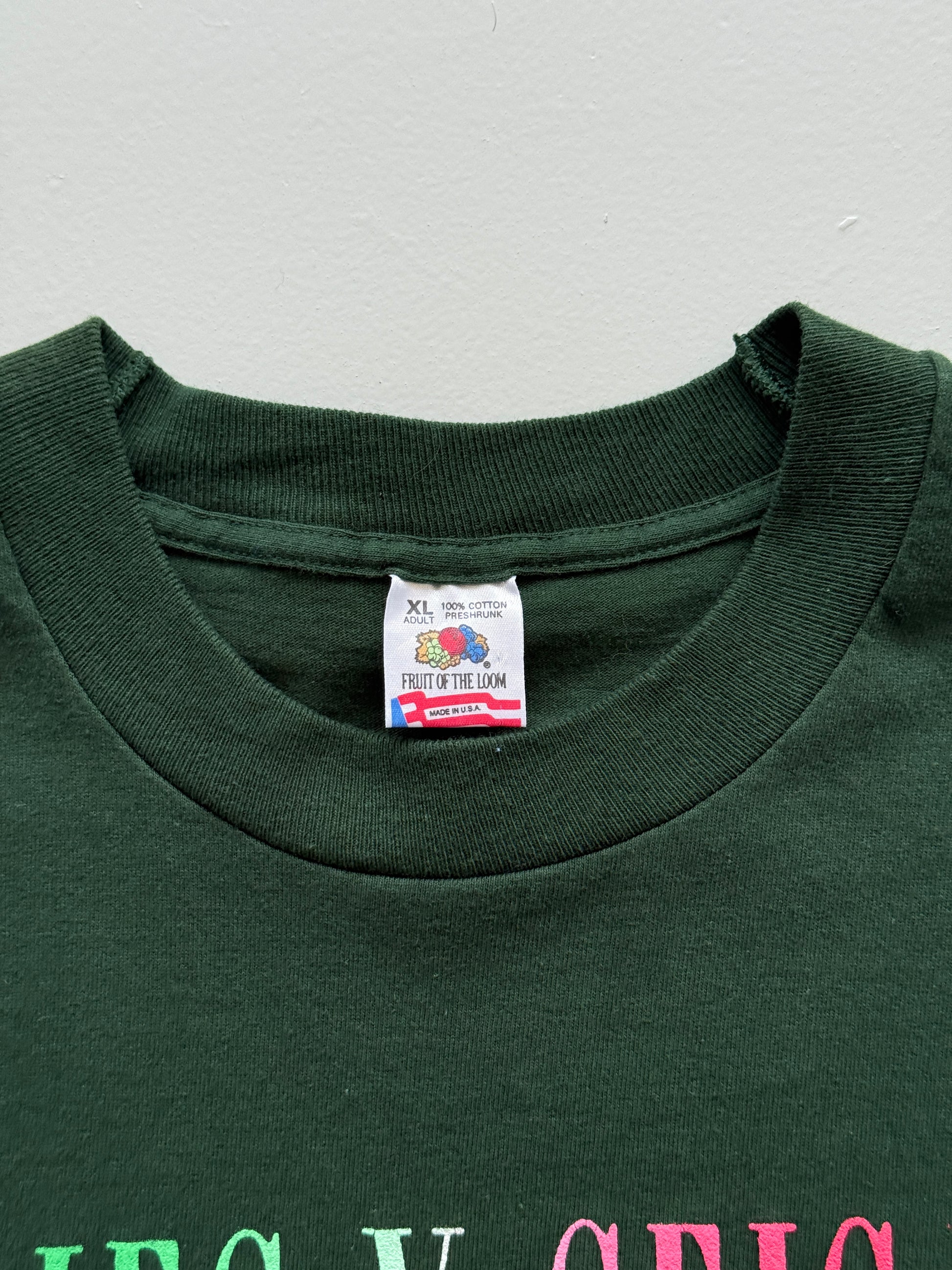 Green Mexican Independence Day 90's Vintage Graphic T-Shirt - XL