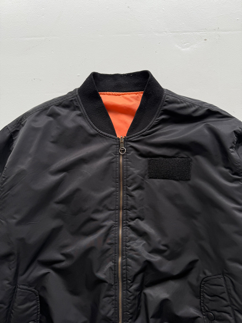 Black Reversible 90's Vintage Bomber Jacket - XXL