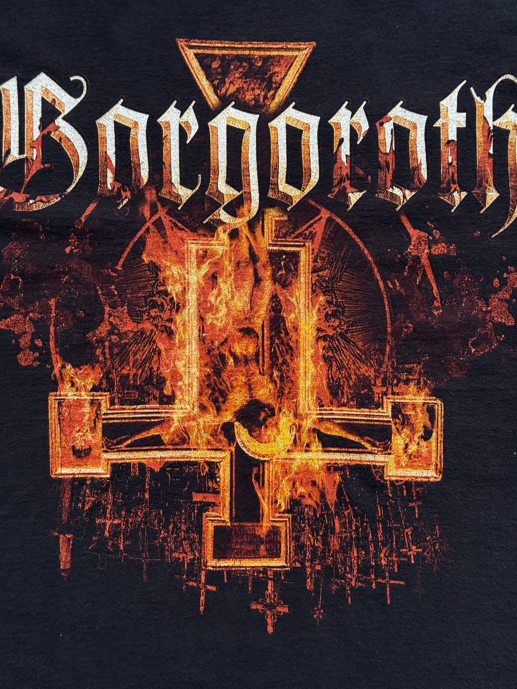 Black Gorgorath Black Mass 2008 Tour Graphic Cut-Off Vest - Medium