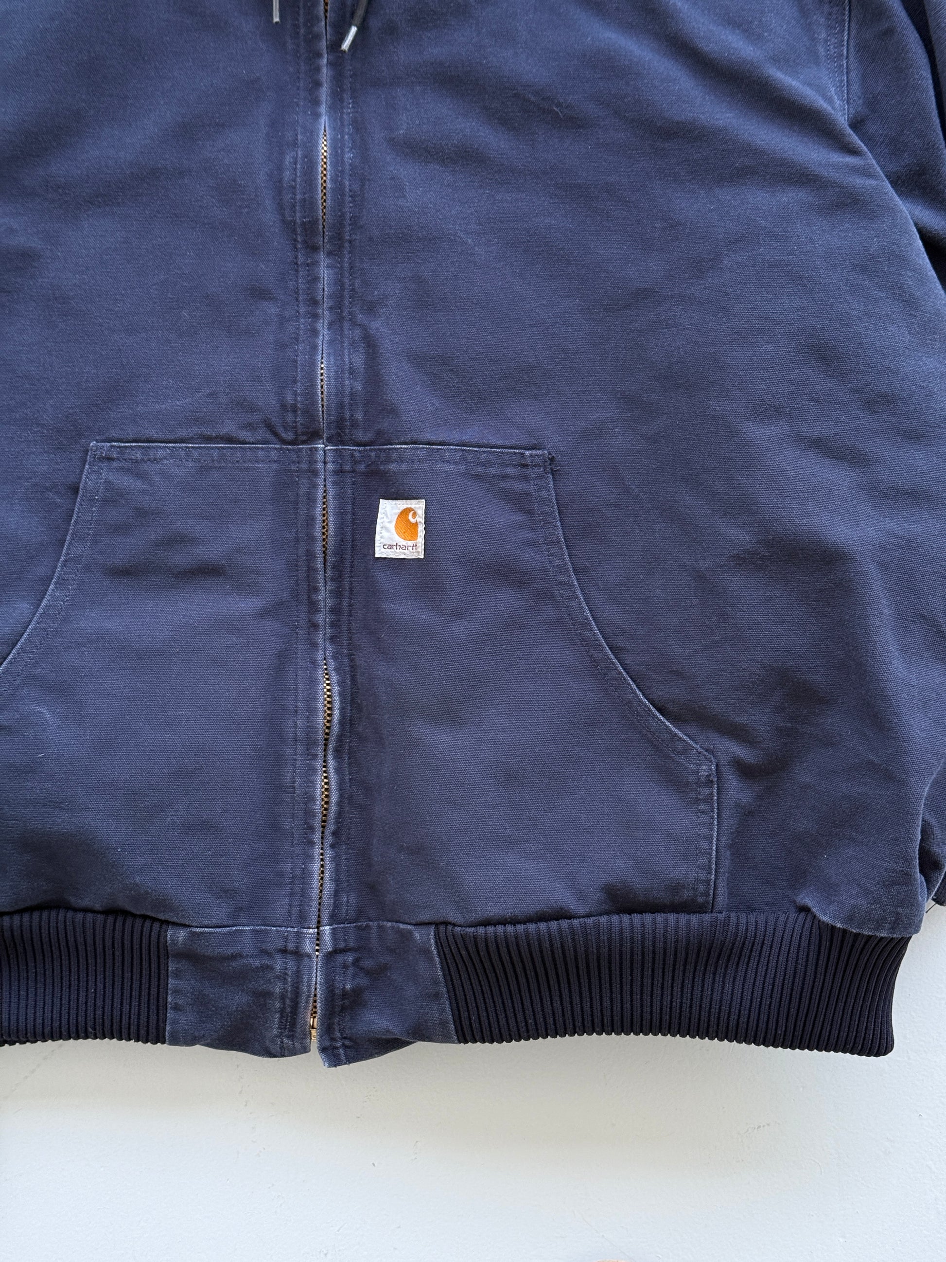 Blue Carhartt 00's Vintage Hooded Insulated Active Jacket - 3XL