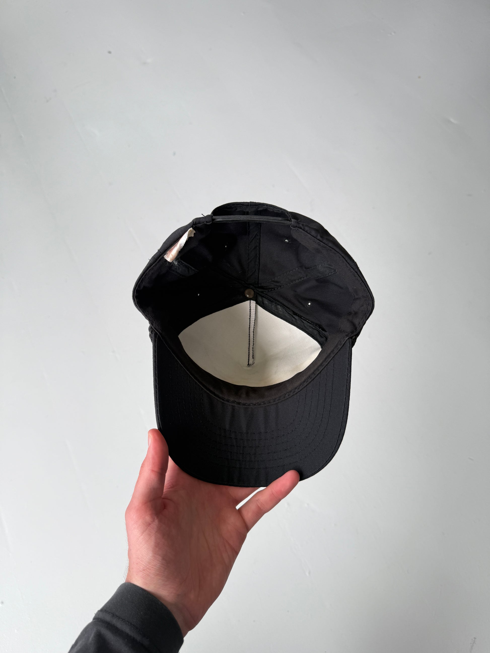 Black Gold Wing Motorcycles Vintage Cotton SnapBack Trucker Cap