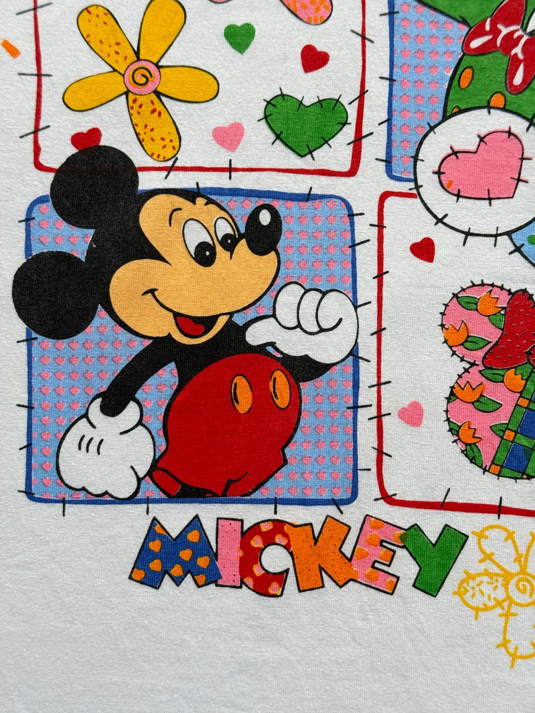Disney Donald Duck & Mickey Mouse 90's Vintage Graphic Baby T-Shirt - Small