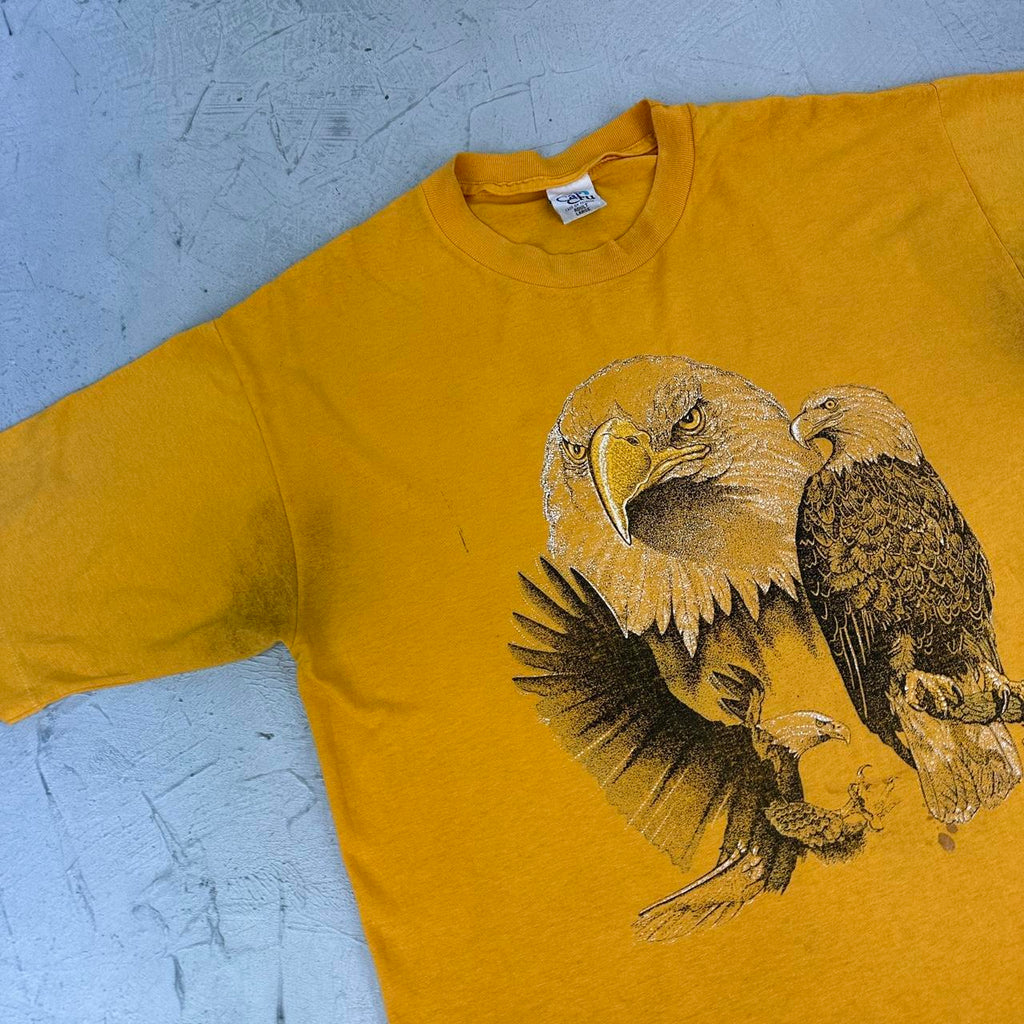 Eagle Yellow 90s vintage T-shirt - Medium
