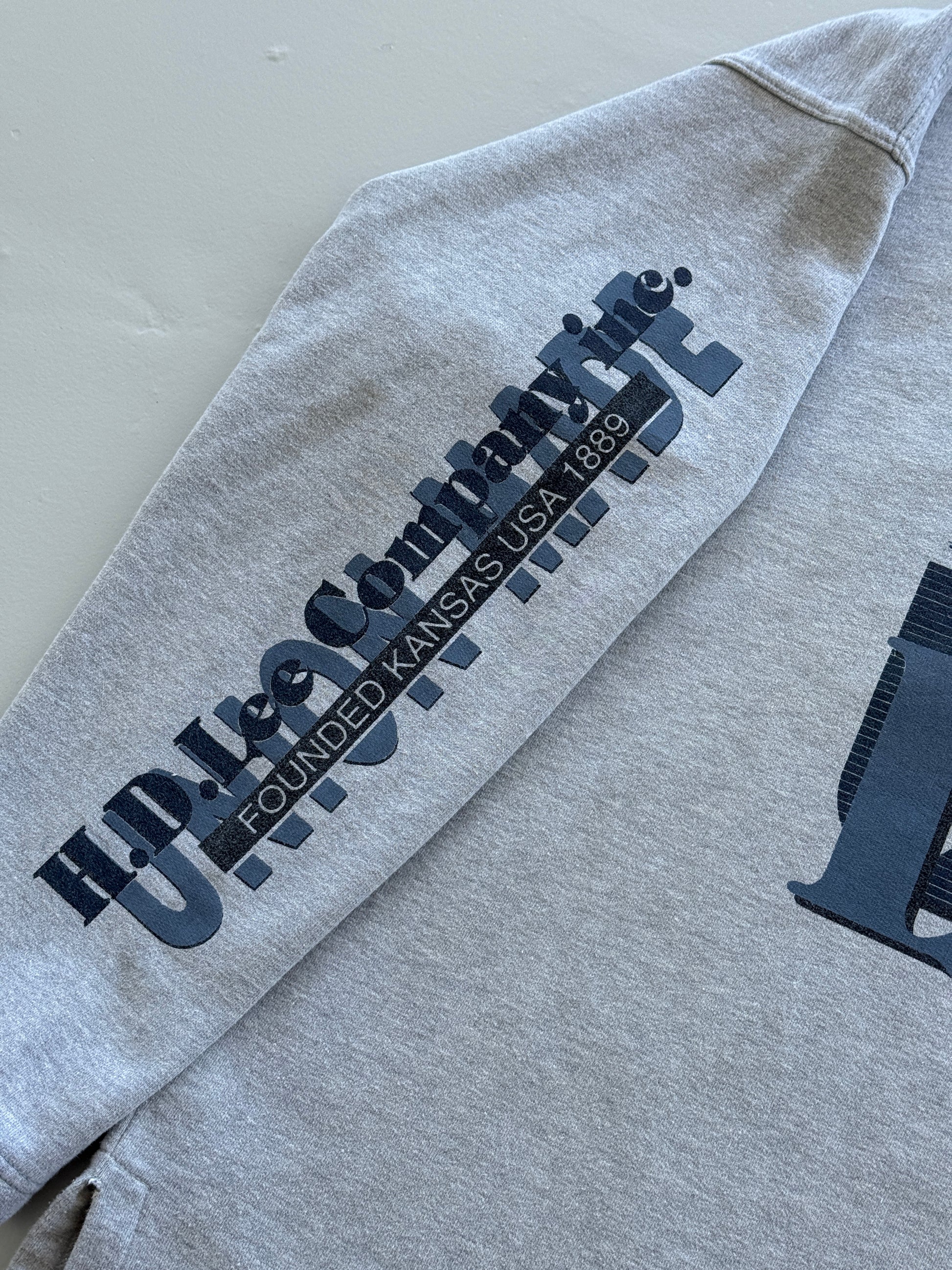 Grey Lee 90's Vintage Union Made Graphic Sweatshirt Jumper - XL