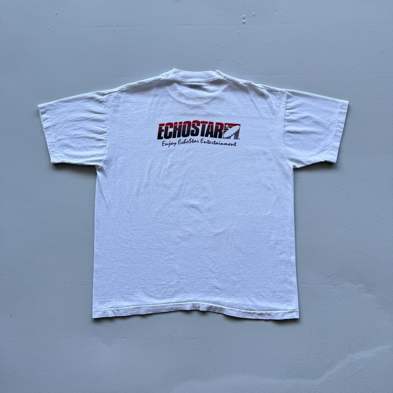 White Echo Star Vintage 90s T-shirt - Boxy XL