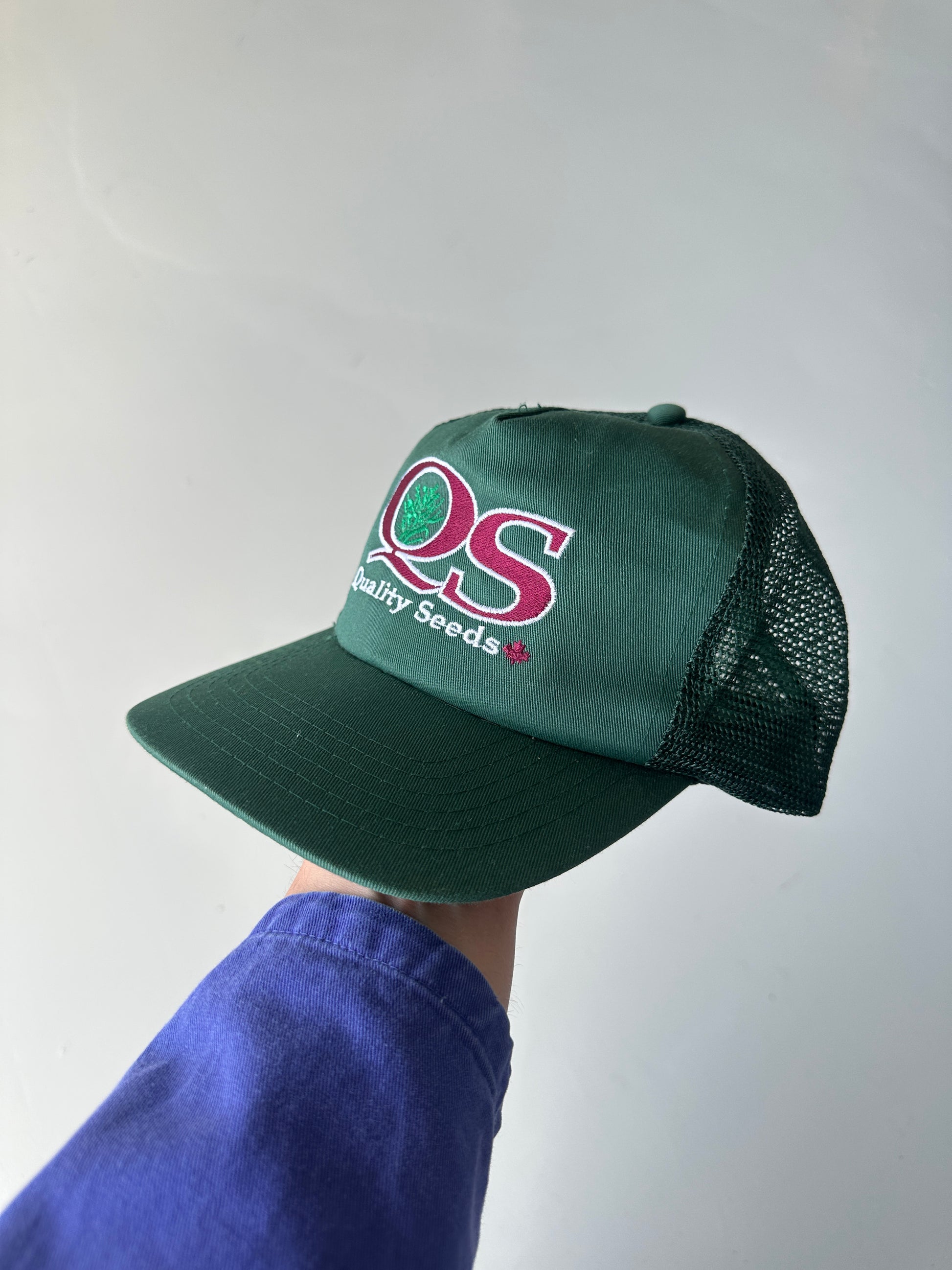Green Quality Seeds QS Vintage 90's Trucker Cap