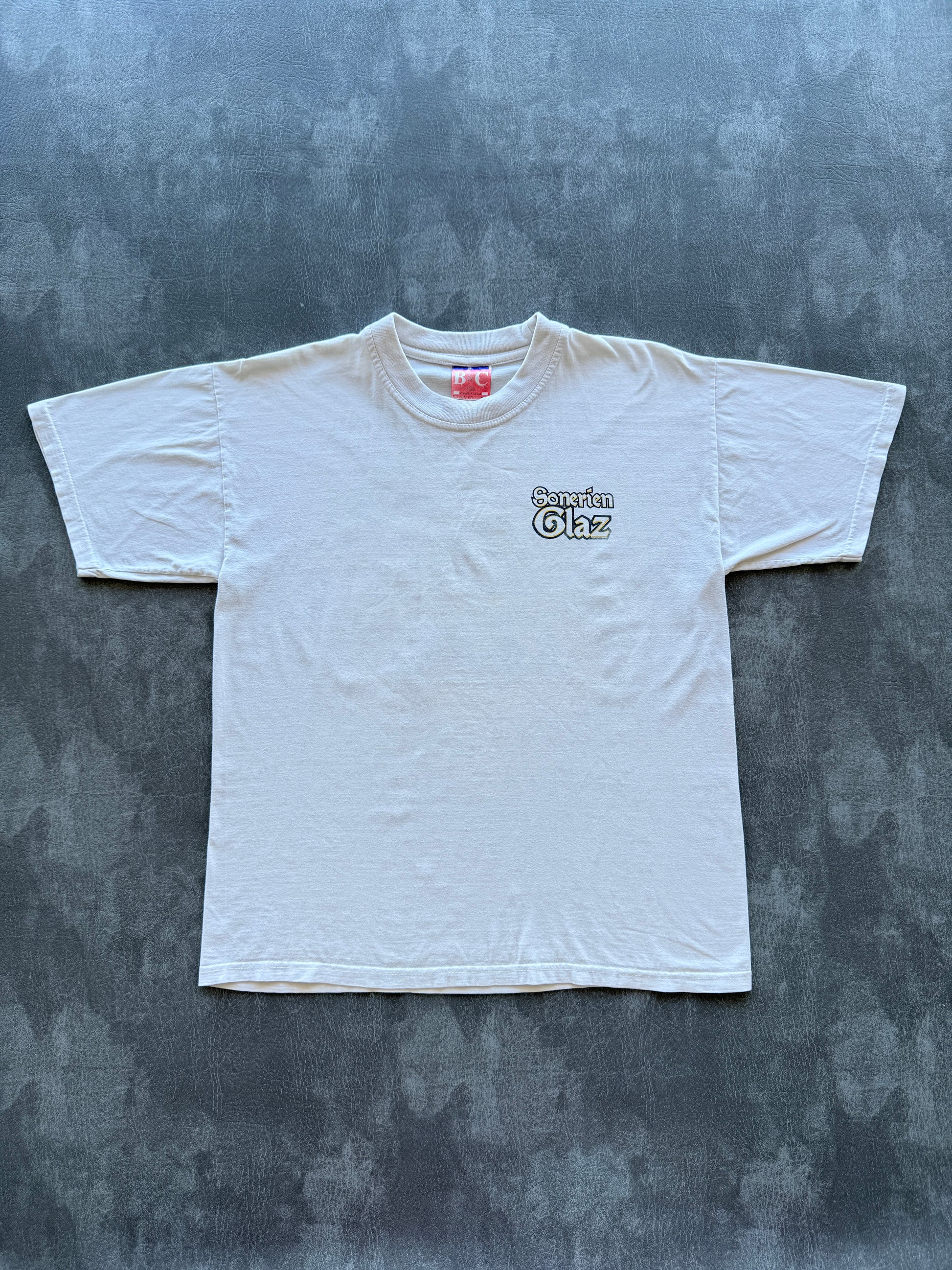 White Sonerien Glaz Breton Folk Band Vintage Graphic T-Shirt - Small