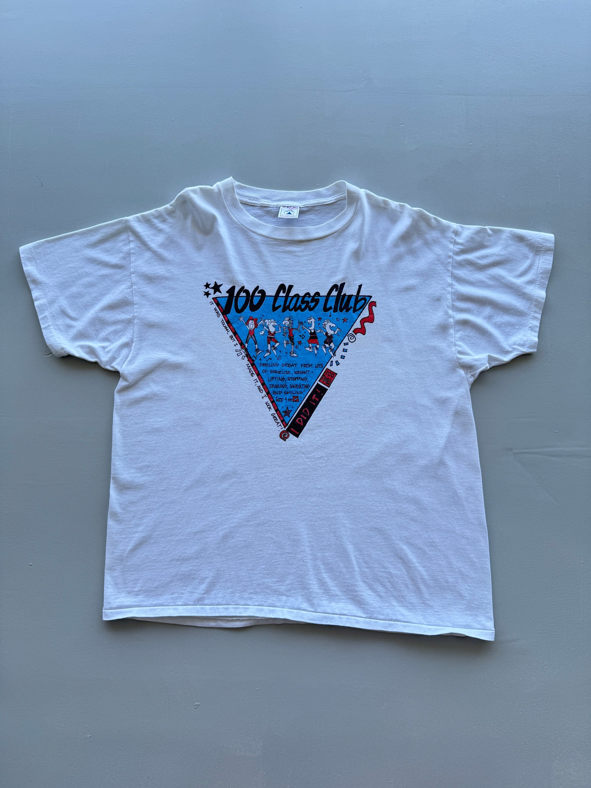 Delta 100 Class Club 90's Vintage Single Stitch T-Shirt - XL