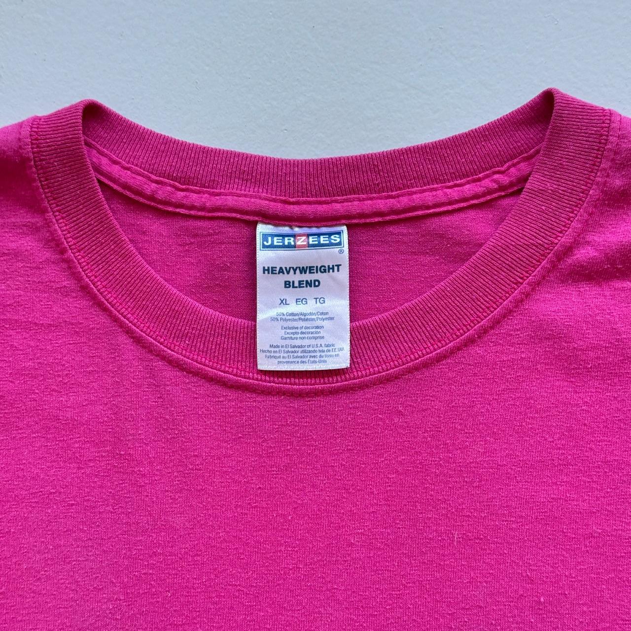 Pink Sports World 00s Vintage Graphic T-Shirt - XL