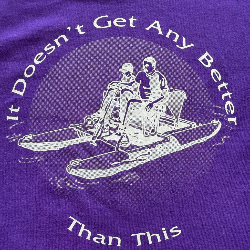 Purple Bedico Bayou Vintage 90s T-shirt - XL