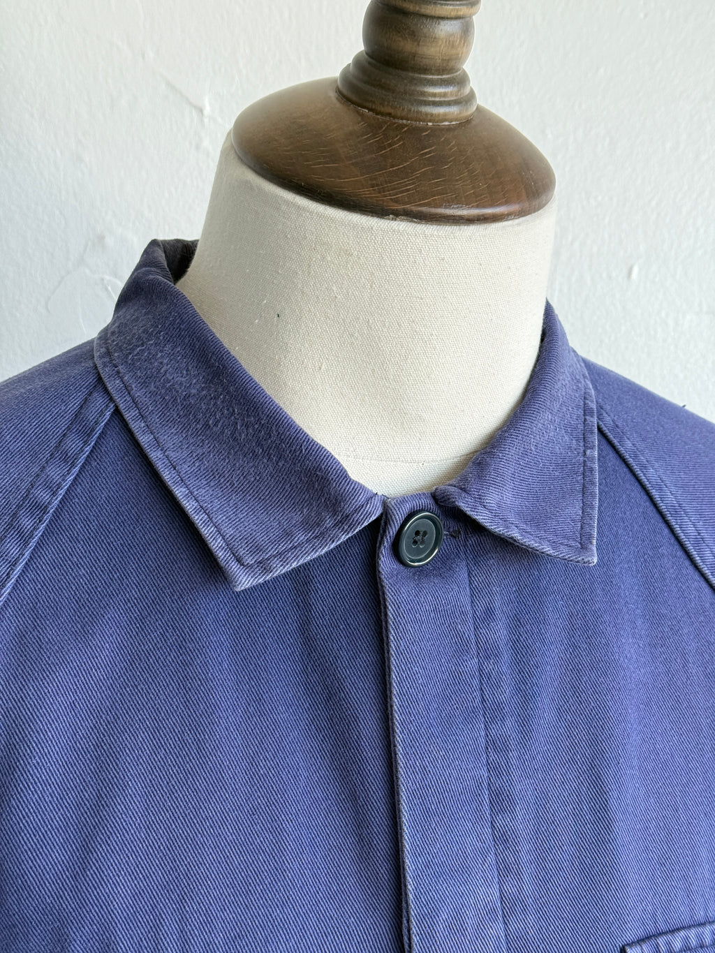 Blue French Vintage Workwear Chore Jacket CH484 - XS