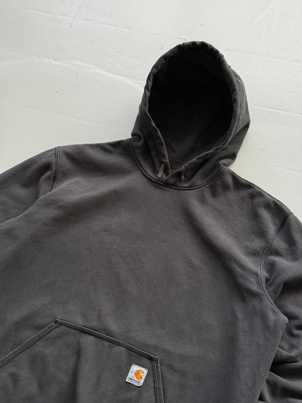 Carhartt Original Fit Faded Black Vintage Hoodie - XL