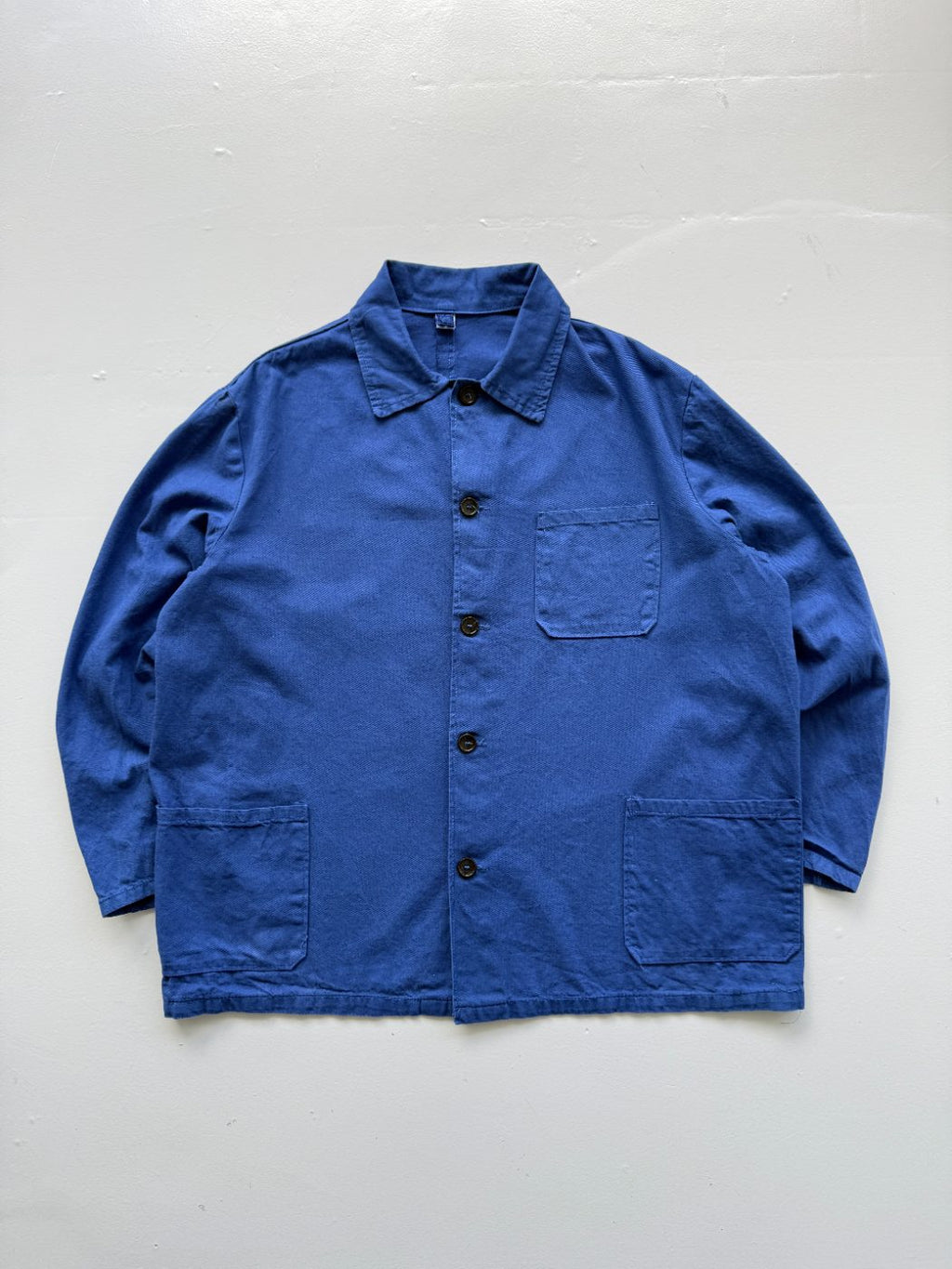 Navy Blue Vintage French Blue 90s Chore Jacket CH182 - Medium