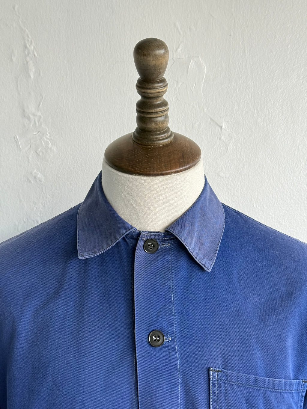 Blue French 1950s/60s Vintage Workwear Chore Jacket CH500 - XS