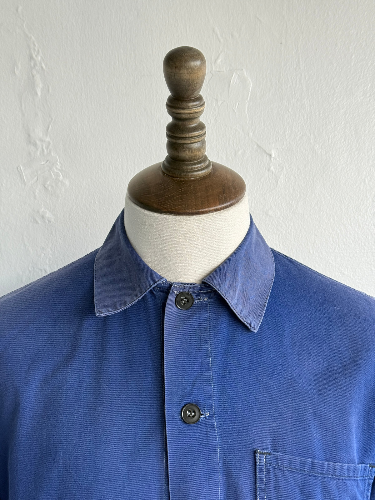 Blue French 1950s/60s Vintage Workwear Chore Jacket CH500 - XS